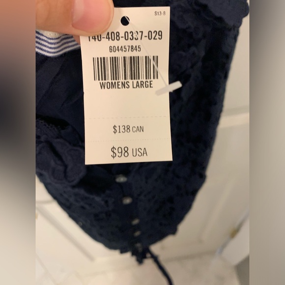 Abercrombie&Fitch Womens top size Large NWT - Picture 4 of 7